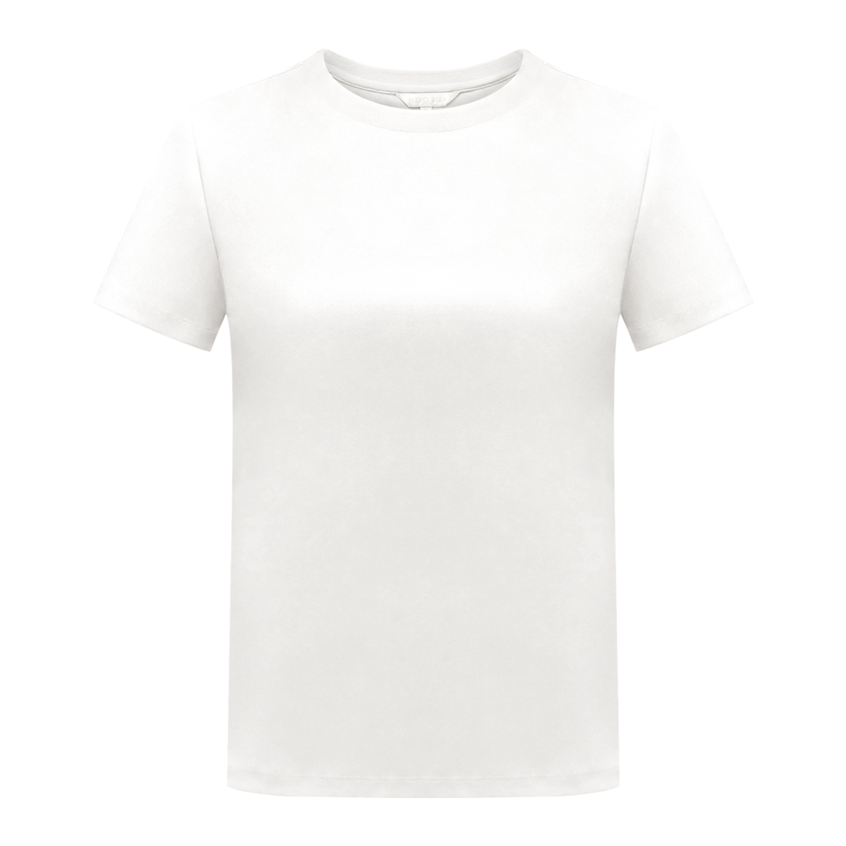 Basic silket t-shirts (ivory)