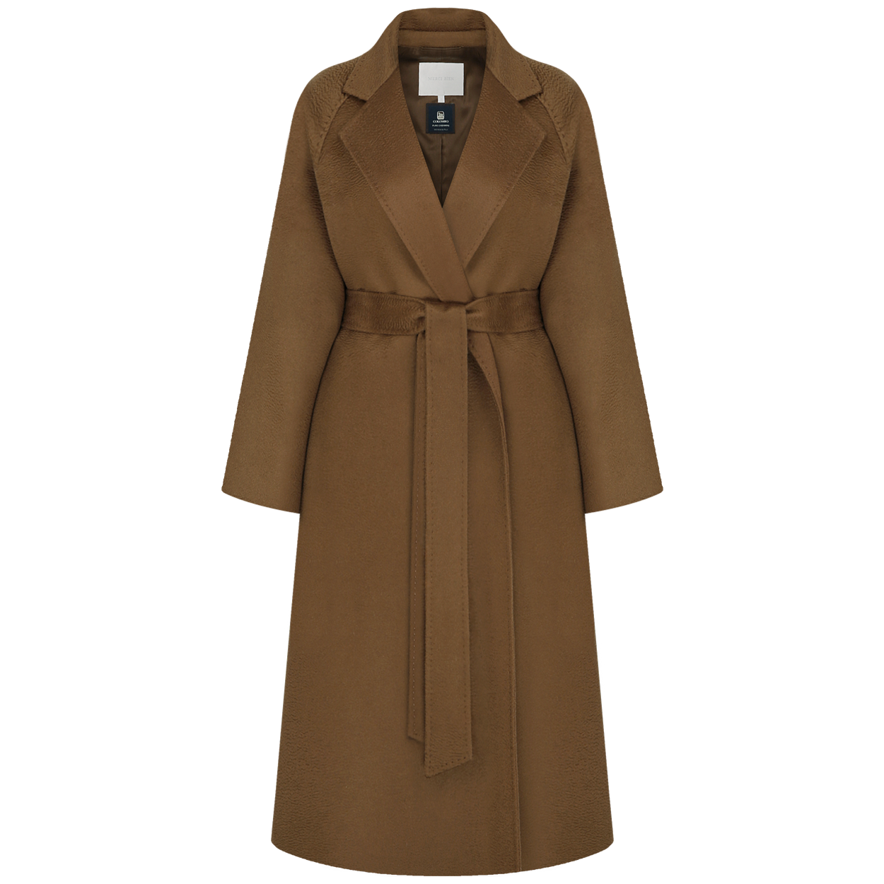 Timeless cashmere coat (tobacco)